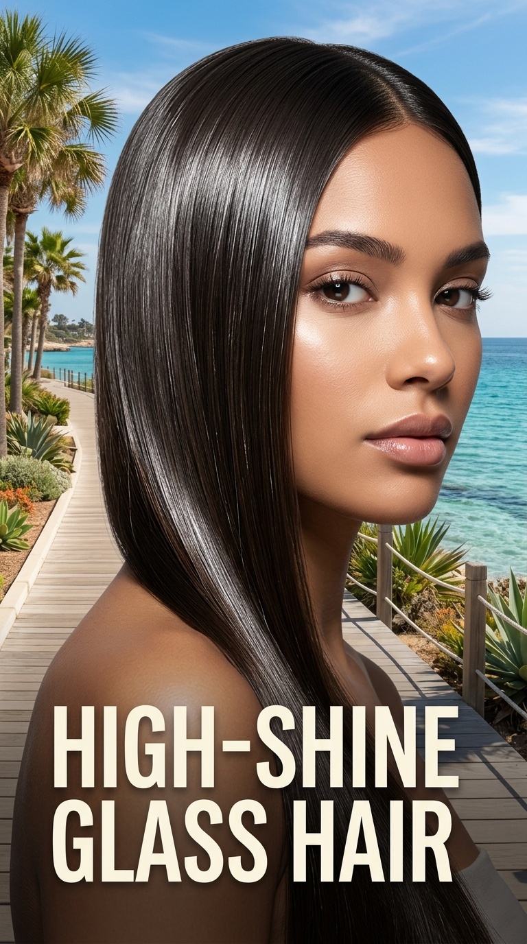 High-Shine Glass Hair