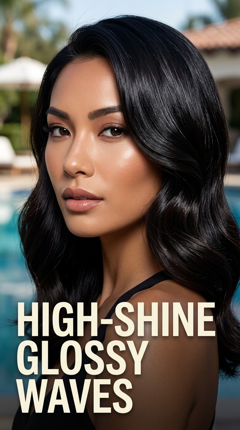 High-Shine Glossy Waves