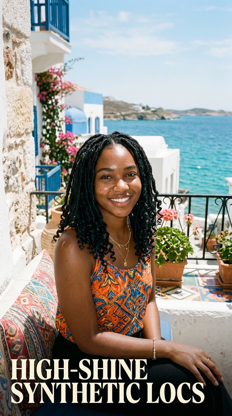 High-Shine Synthetic Locs