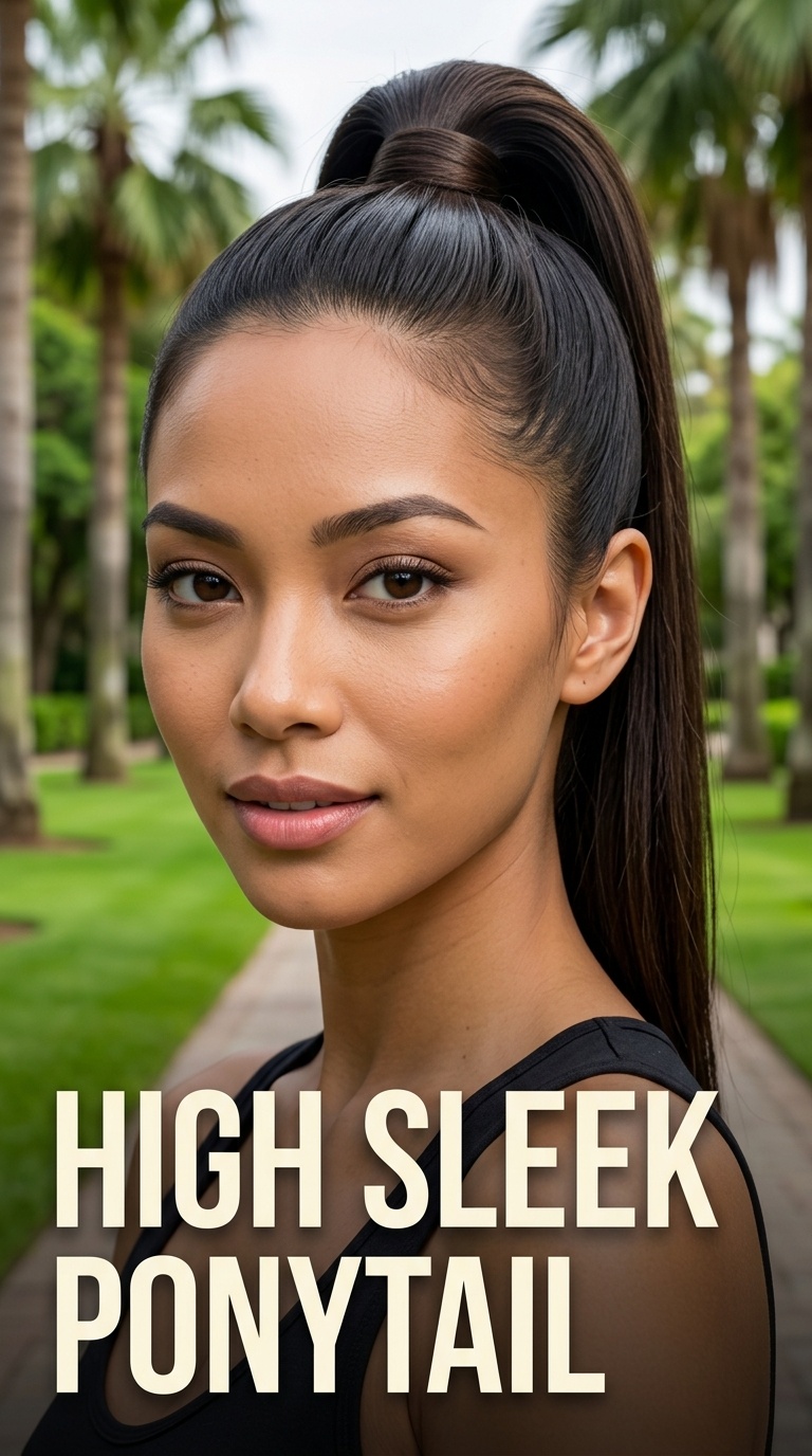 High Sleek Ponytail