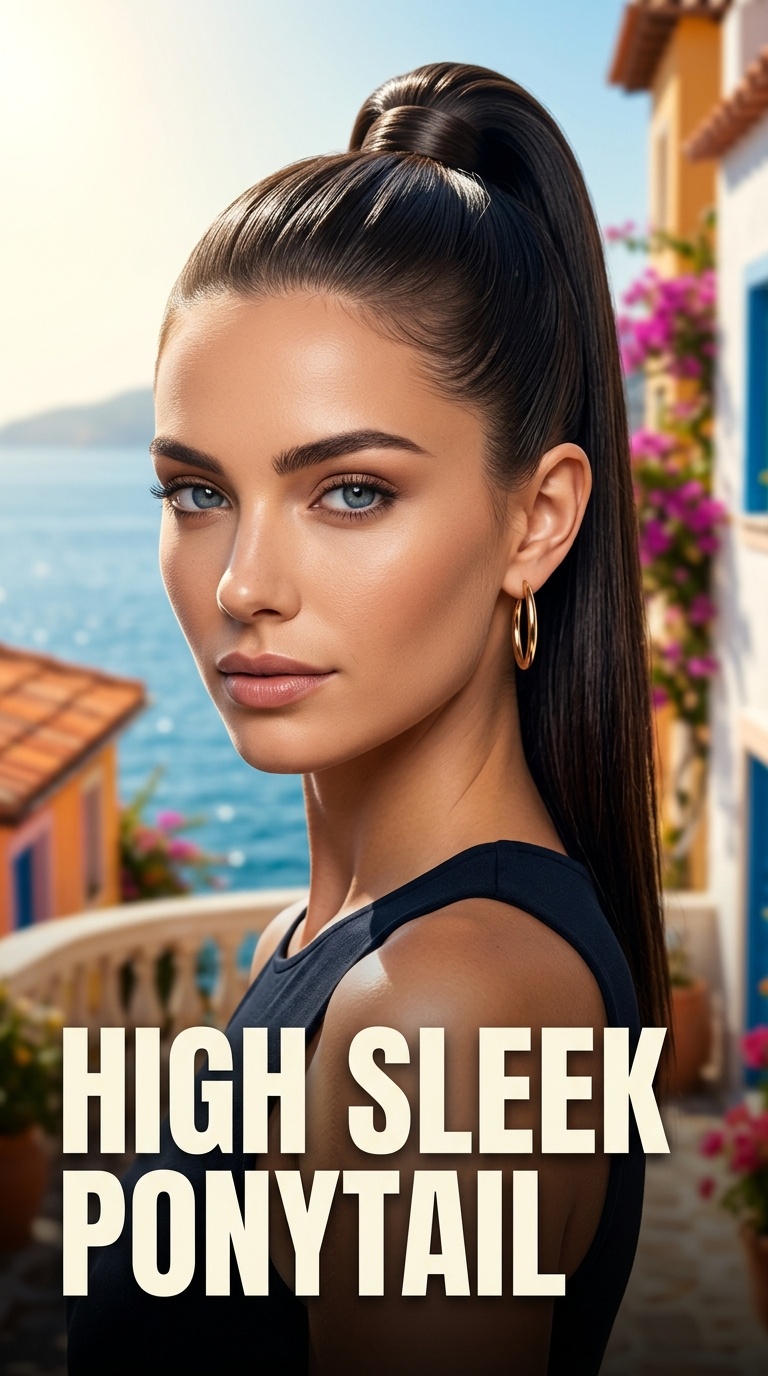 High Sleek Ponytail