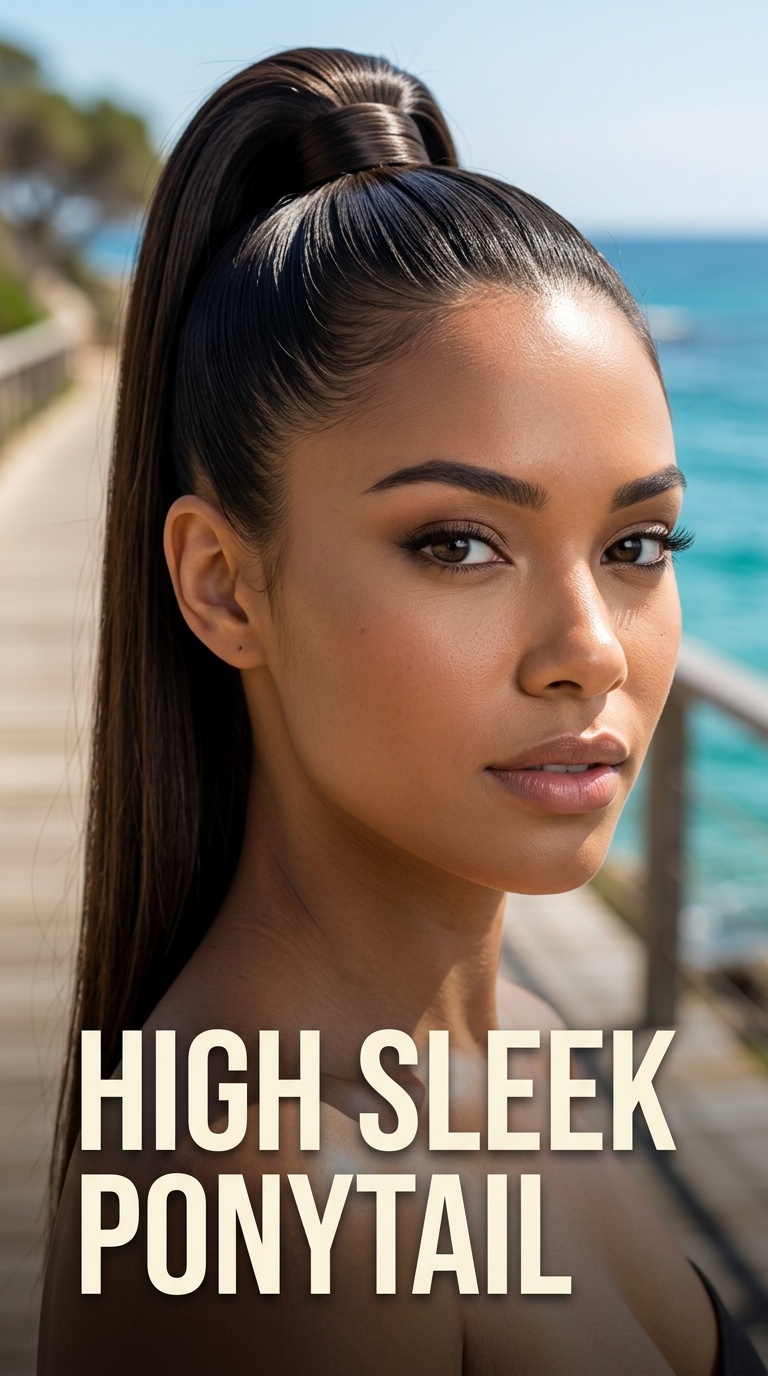 High Sleek Ponytail