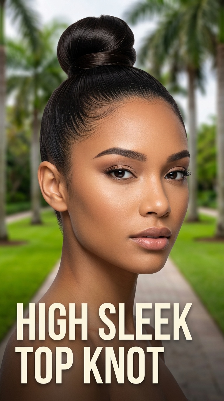 High Sleek Top Knot