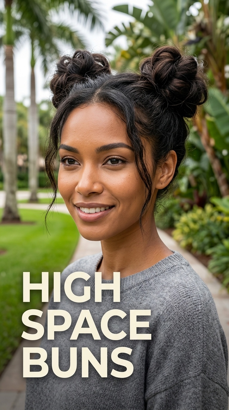 High Space Buns