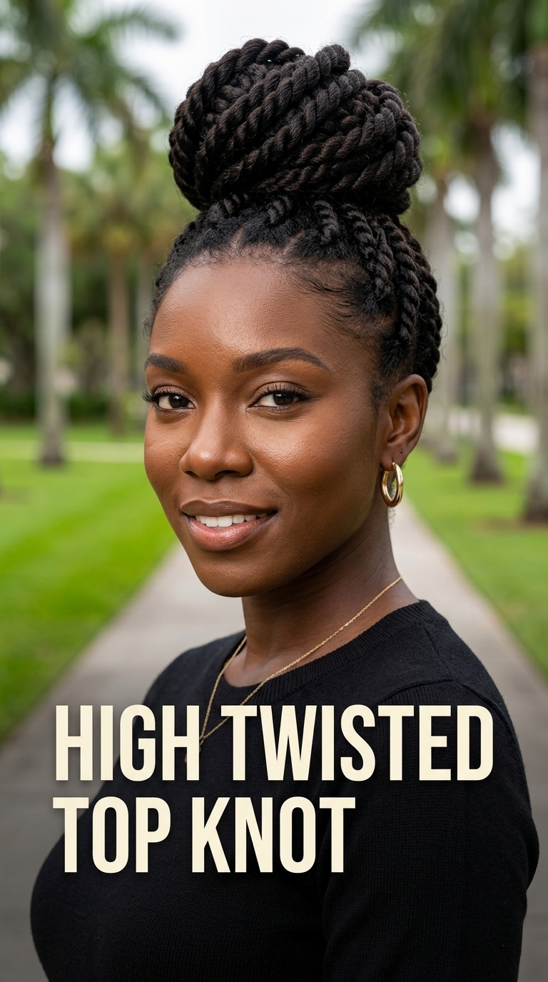 High Twisted Top Knot