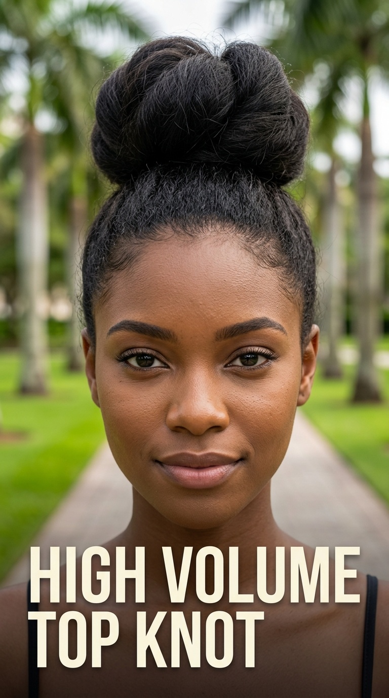 High Volume Top Knot