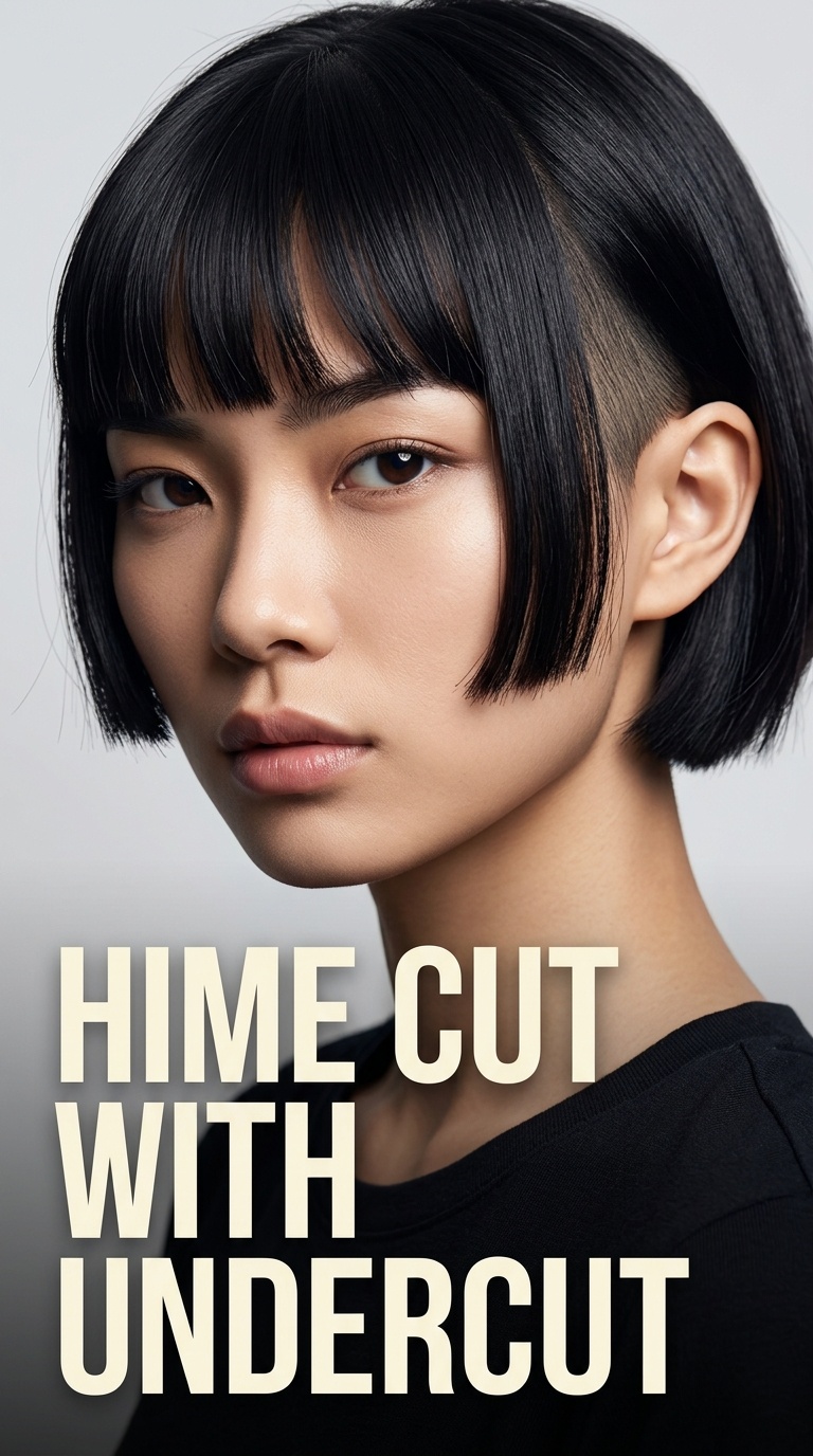 Hime Cut with Undercut