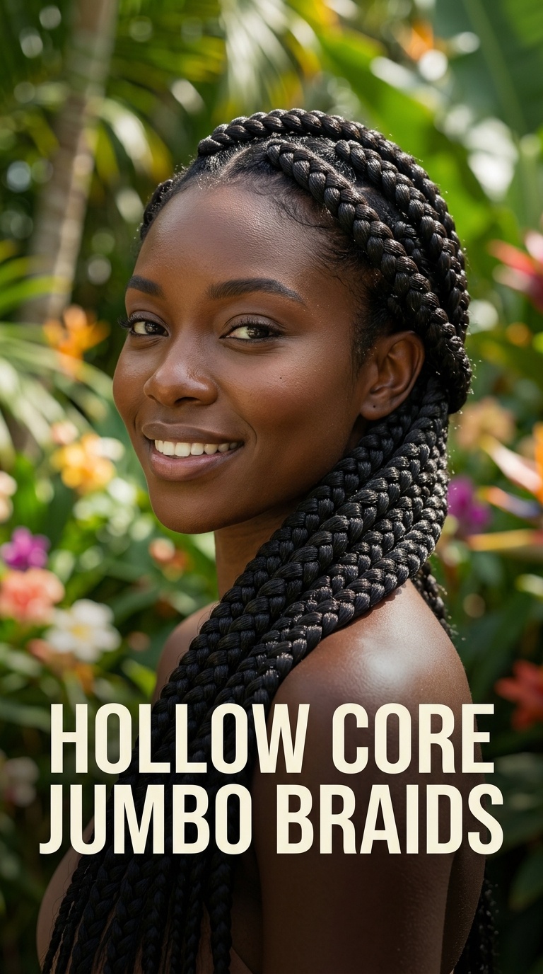 Hollow Core Jumbo Braids