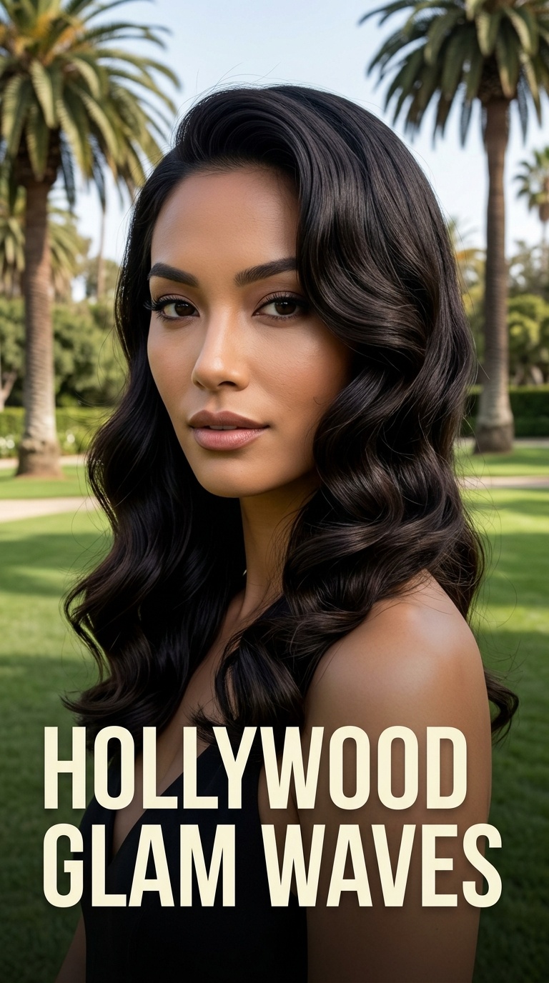 Hollywood Glam Waves