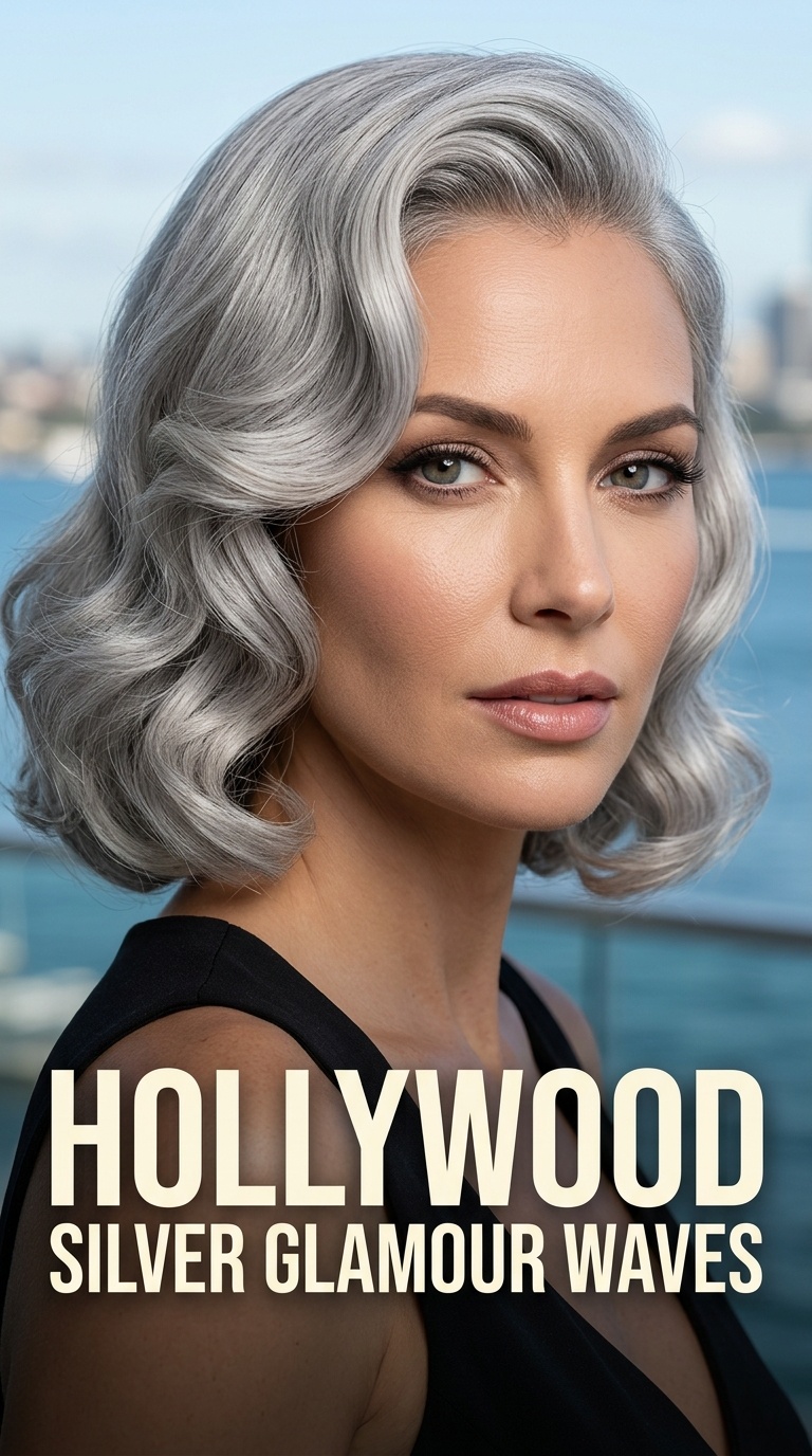 Hollywood Silver Glamour Waves