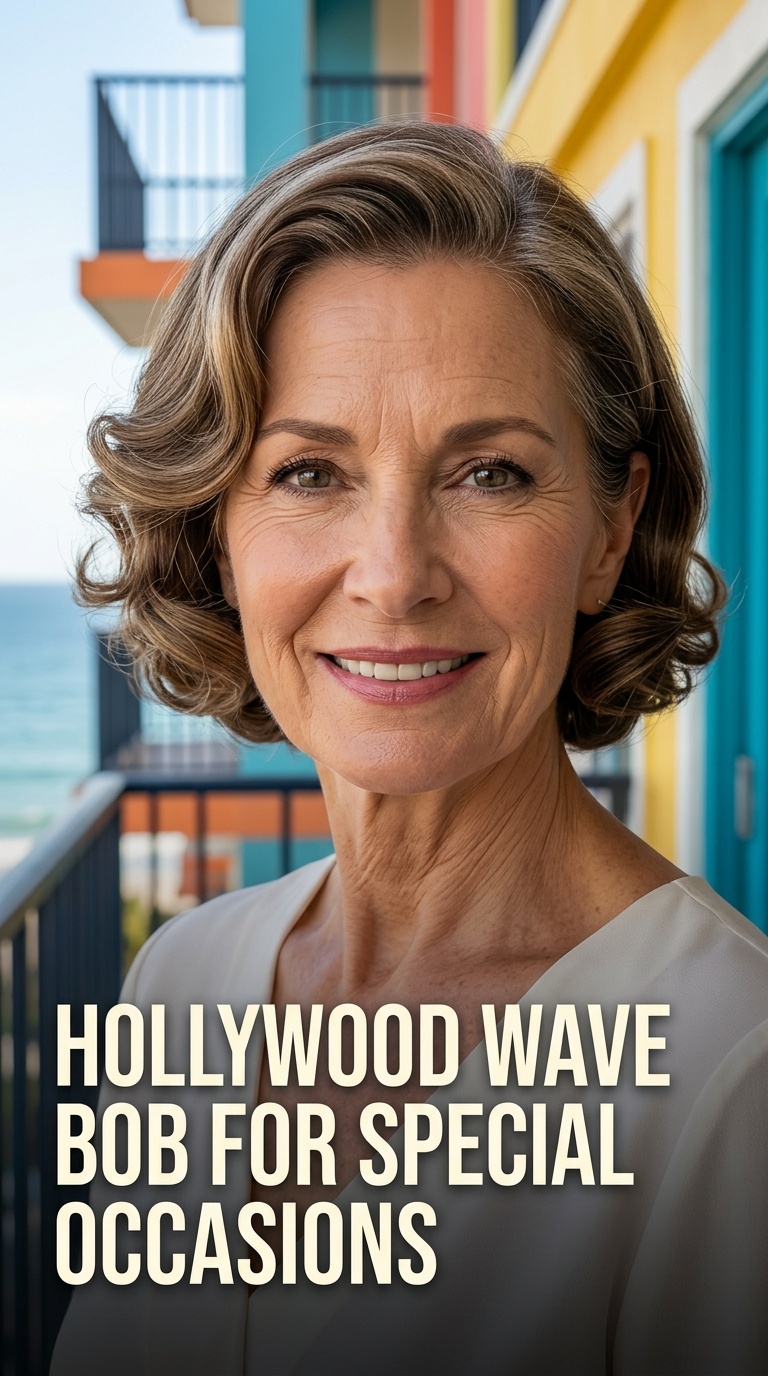 Hollywood Wave Bob for Special Occasions