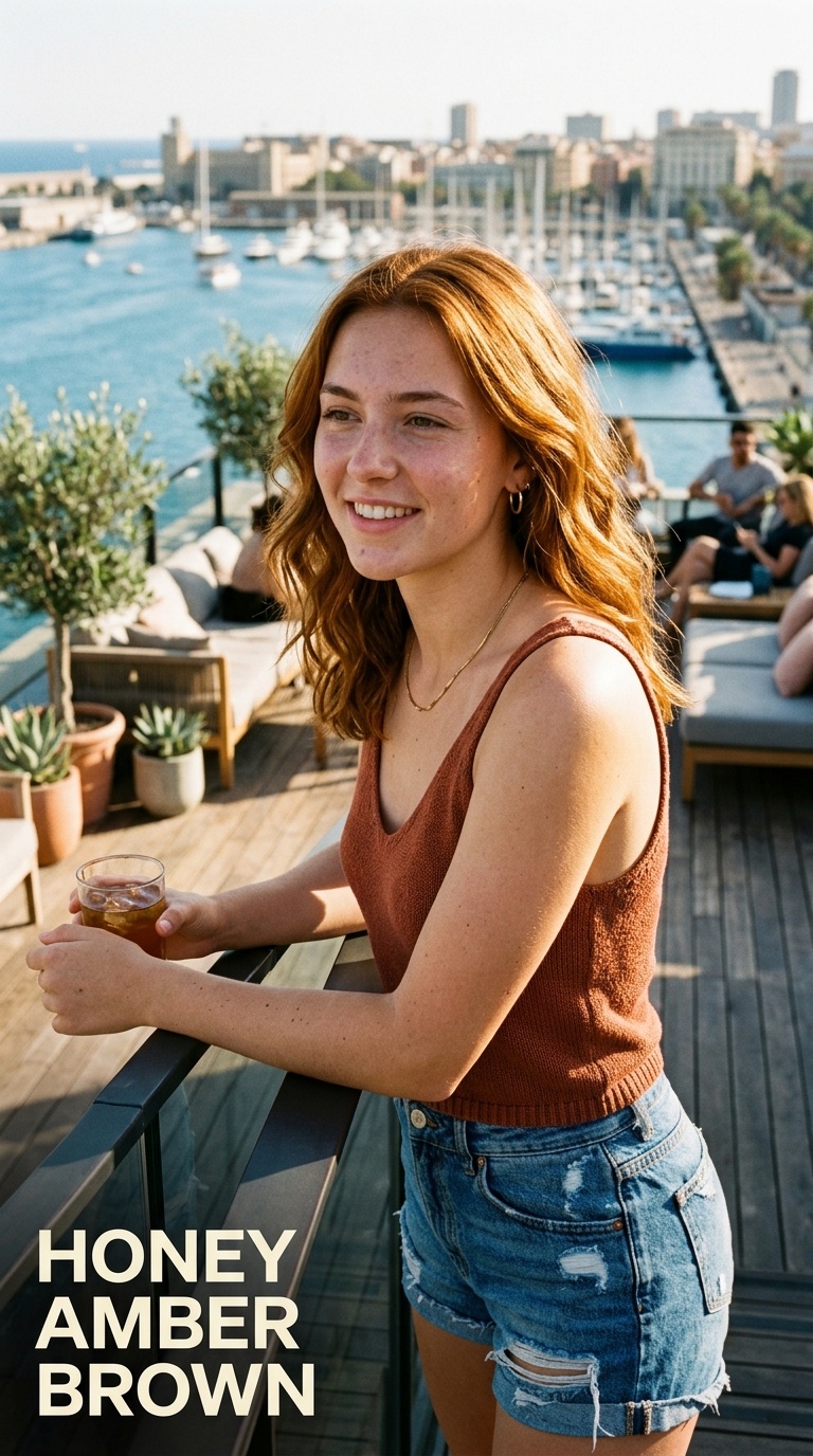 Honey Amber Brown