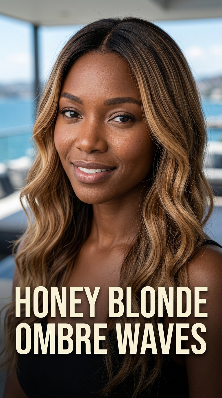 Honey Blonde Ombre Waves