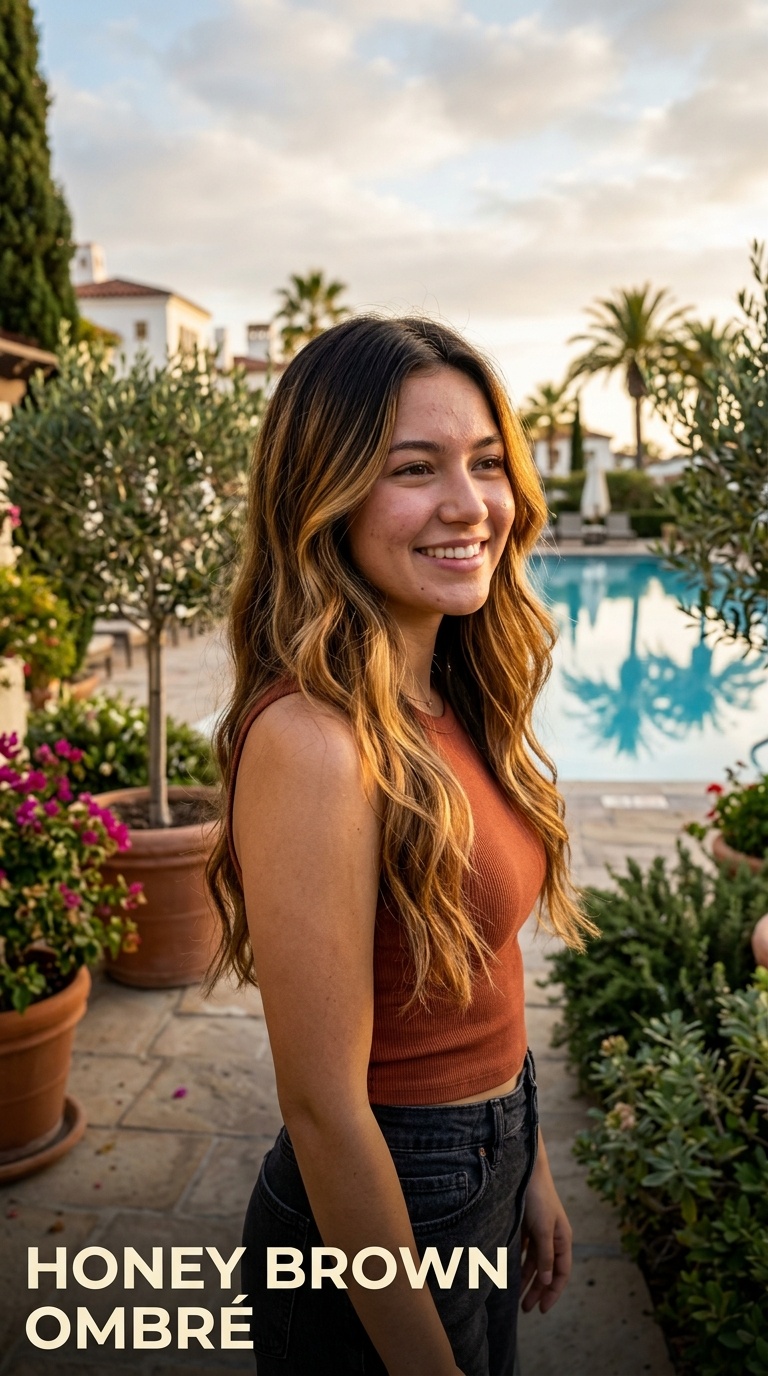 Honey Brown Ombré
