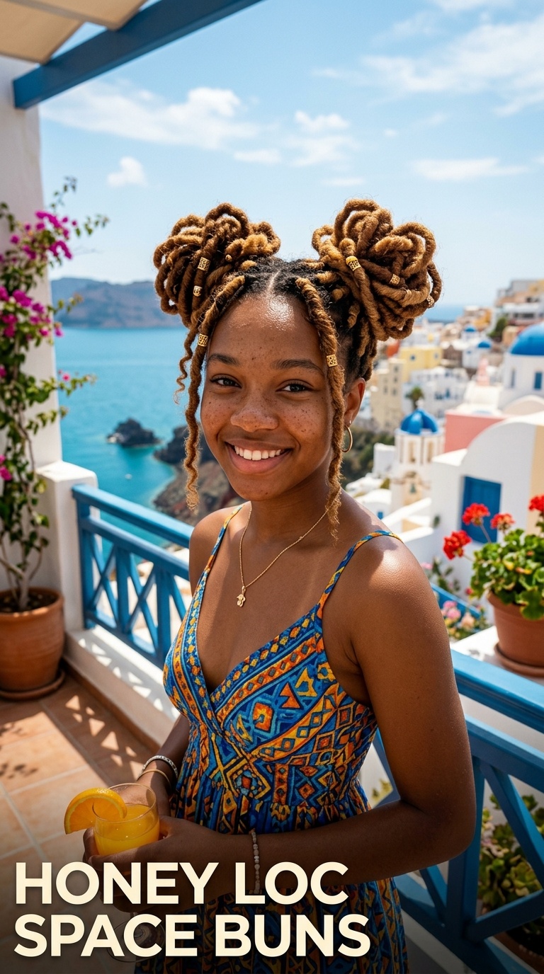 Honey Loc Space Buns