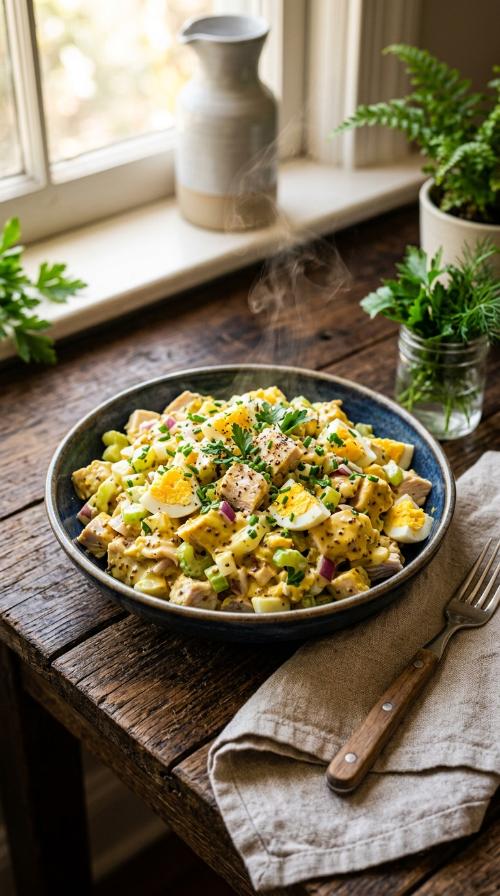 Honey Mustard Chicken and Egg Salad