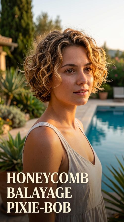 Honeycomb Balayage Pixie-Bob