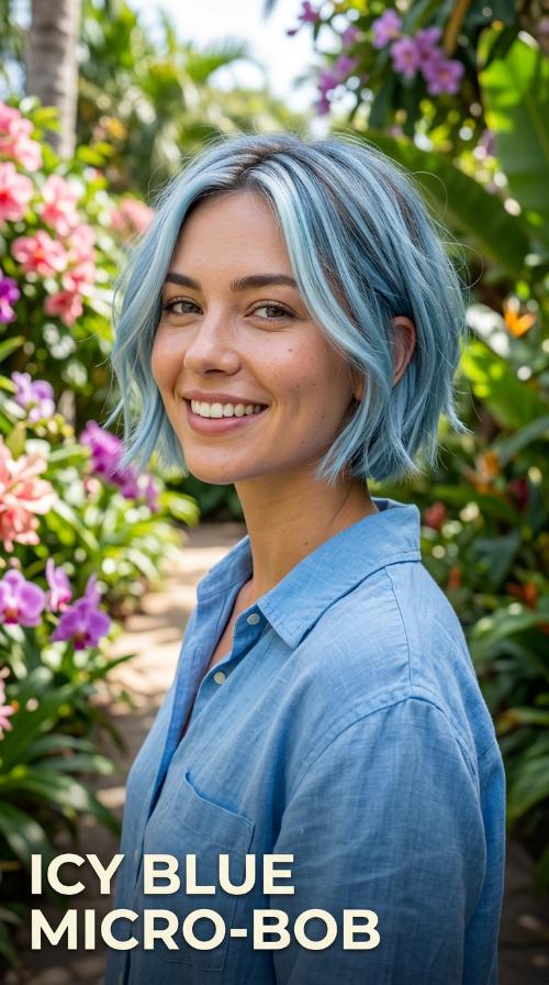 Icy Blue Micro-Bob