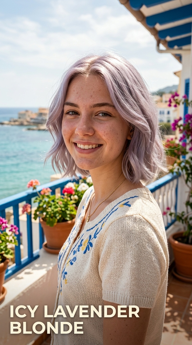 Icy Lavender Blonde