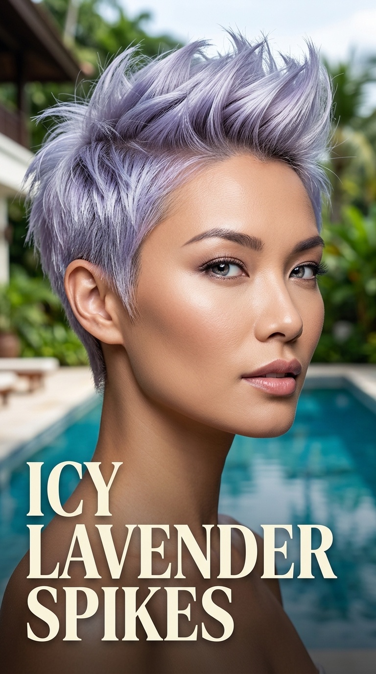 Icy Lavender Spikes