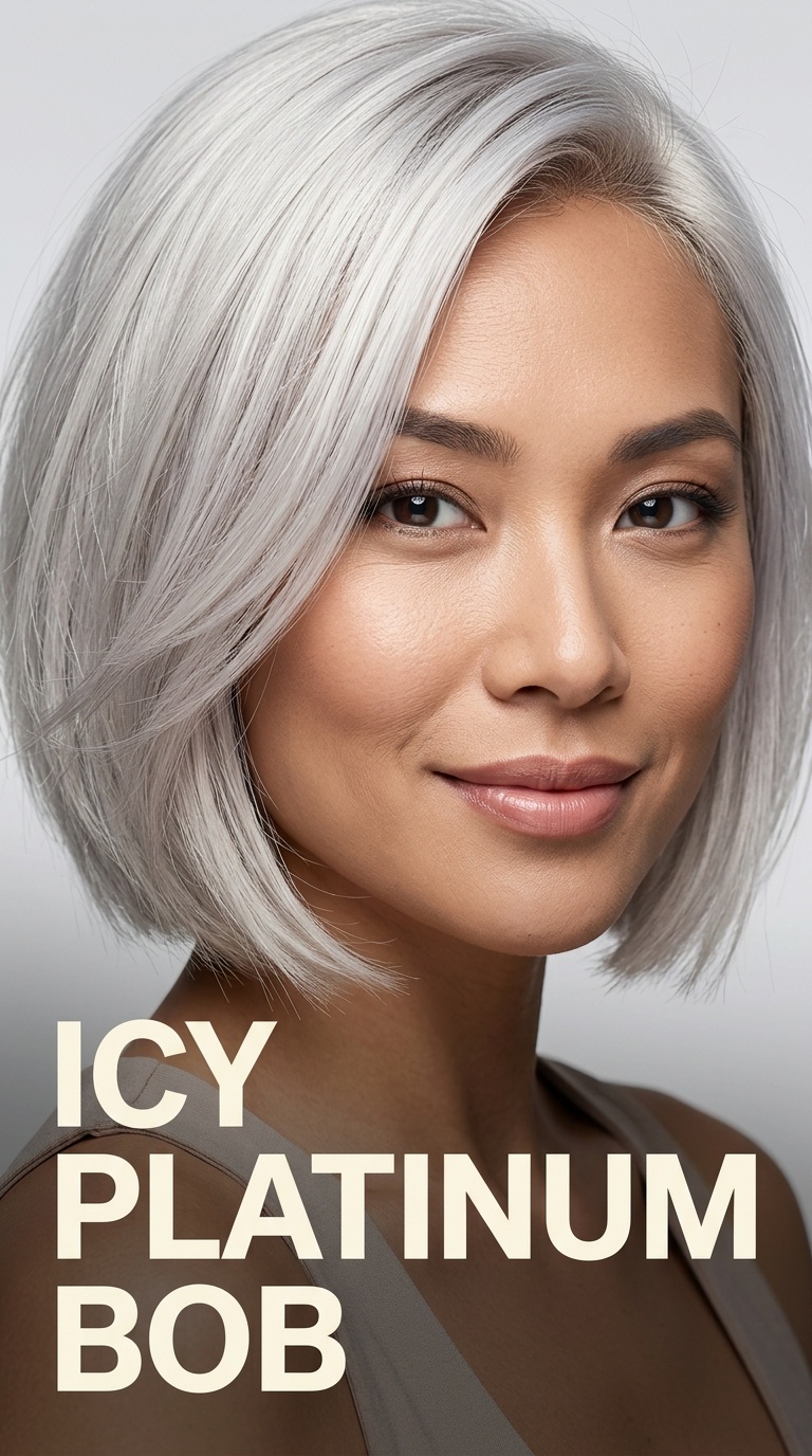 Icy Platinum Bob