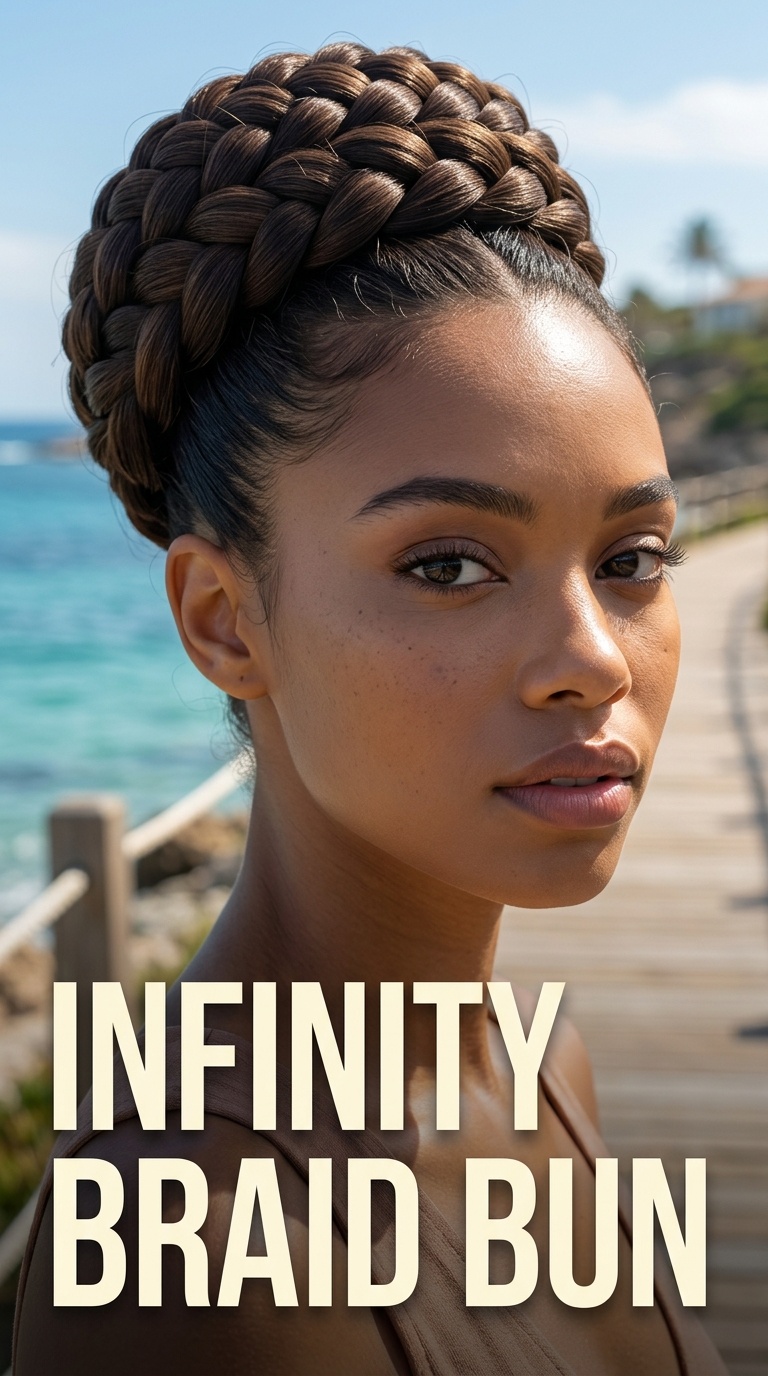 Infinity Braid Bun