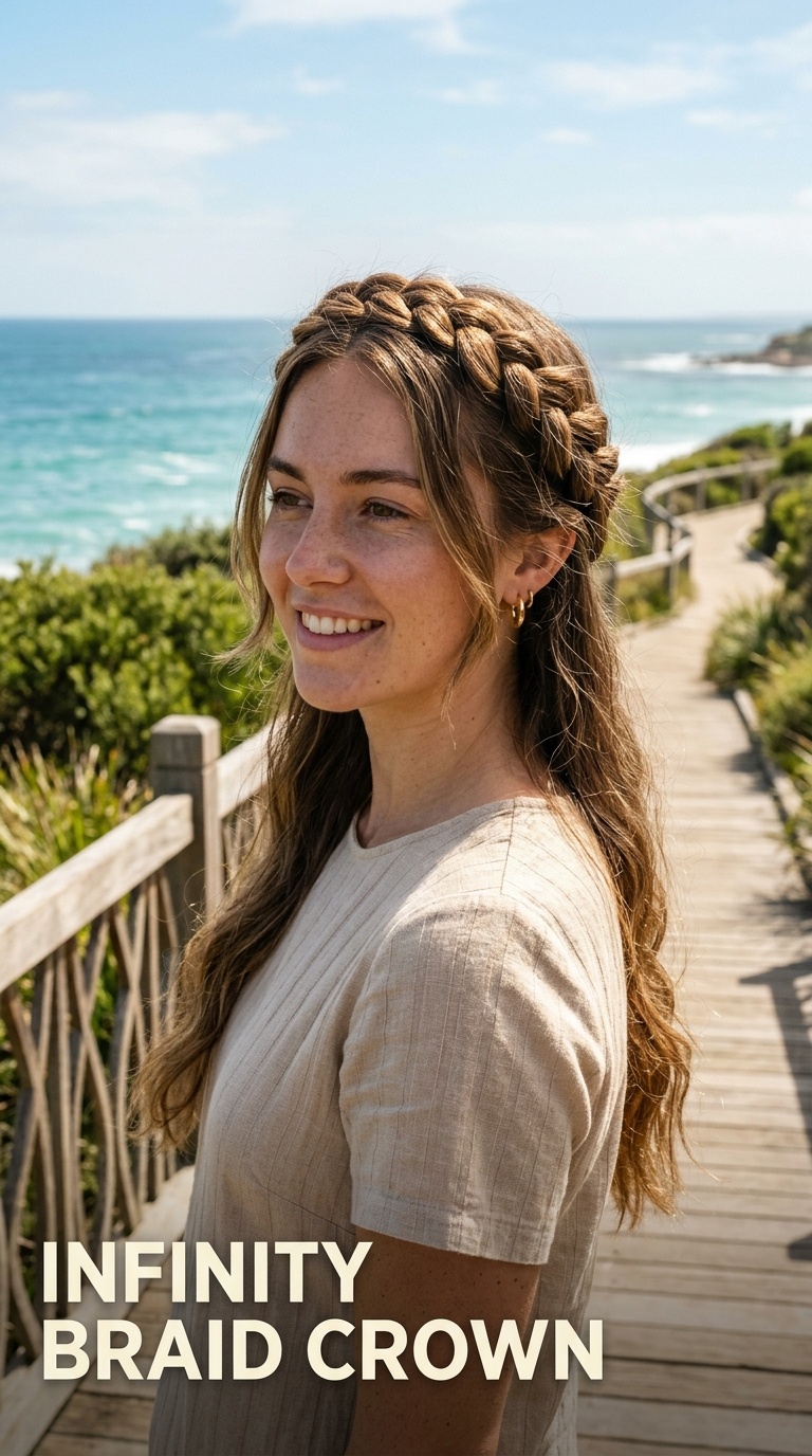Infinity Braid Crown