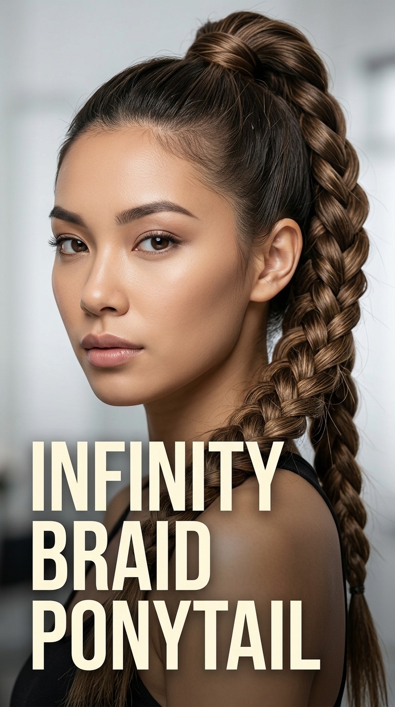 Infinity Braid Ponytail