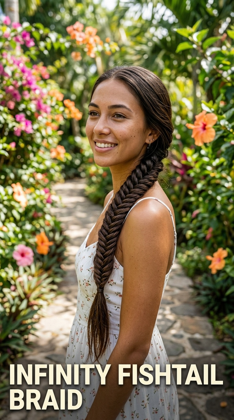 Infinity Fishtail Braid