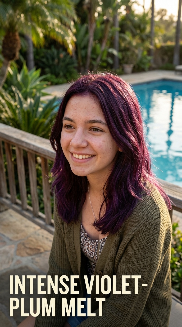 Intense Violet-Plum Melt
