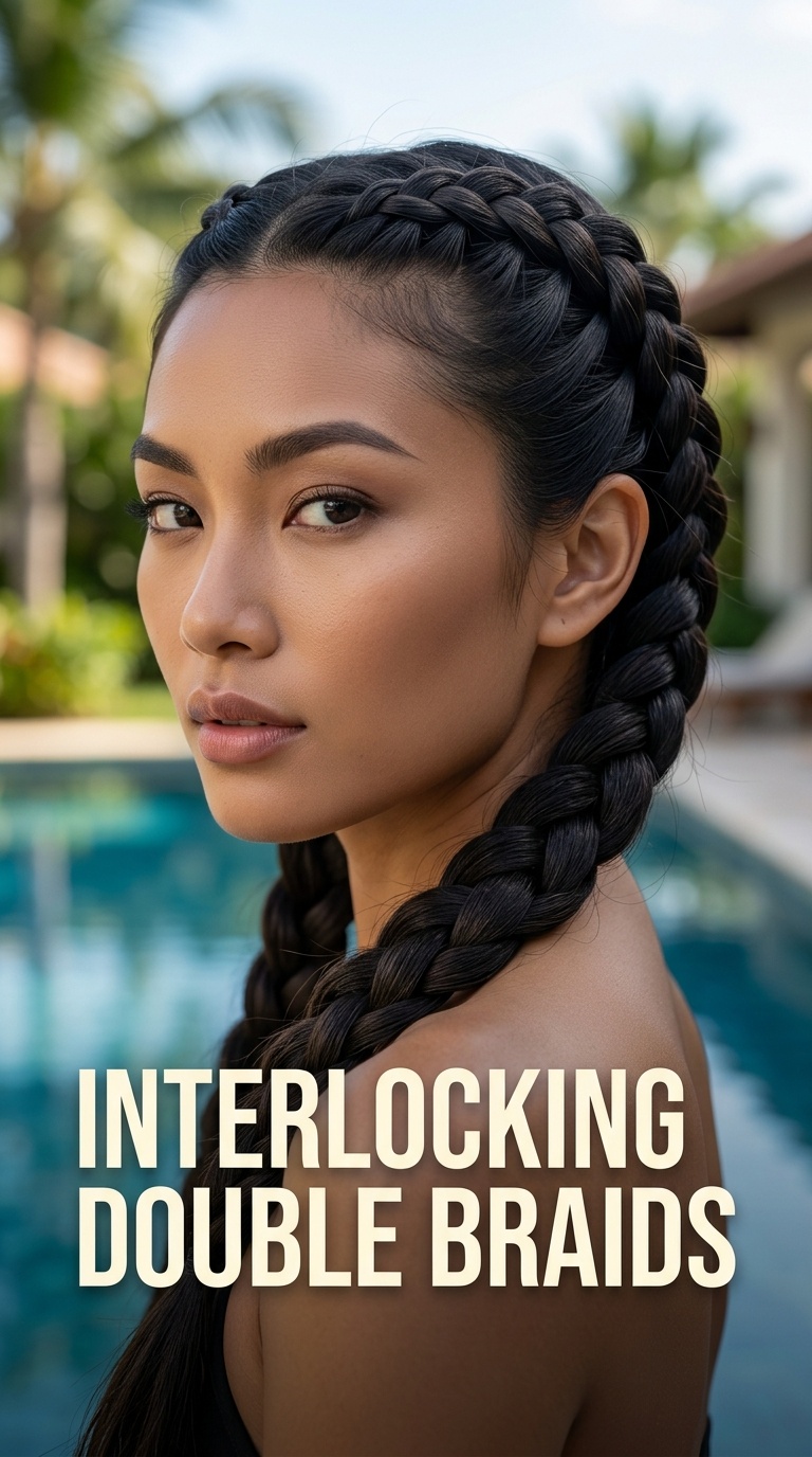 Interlocking Double Braids