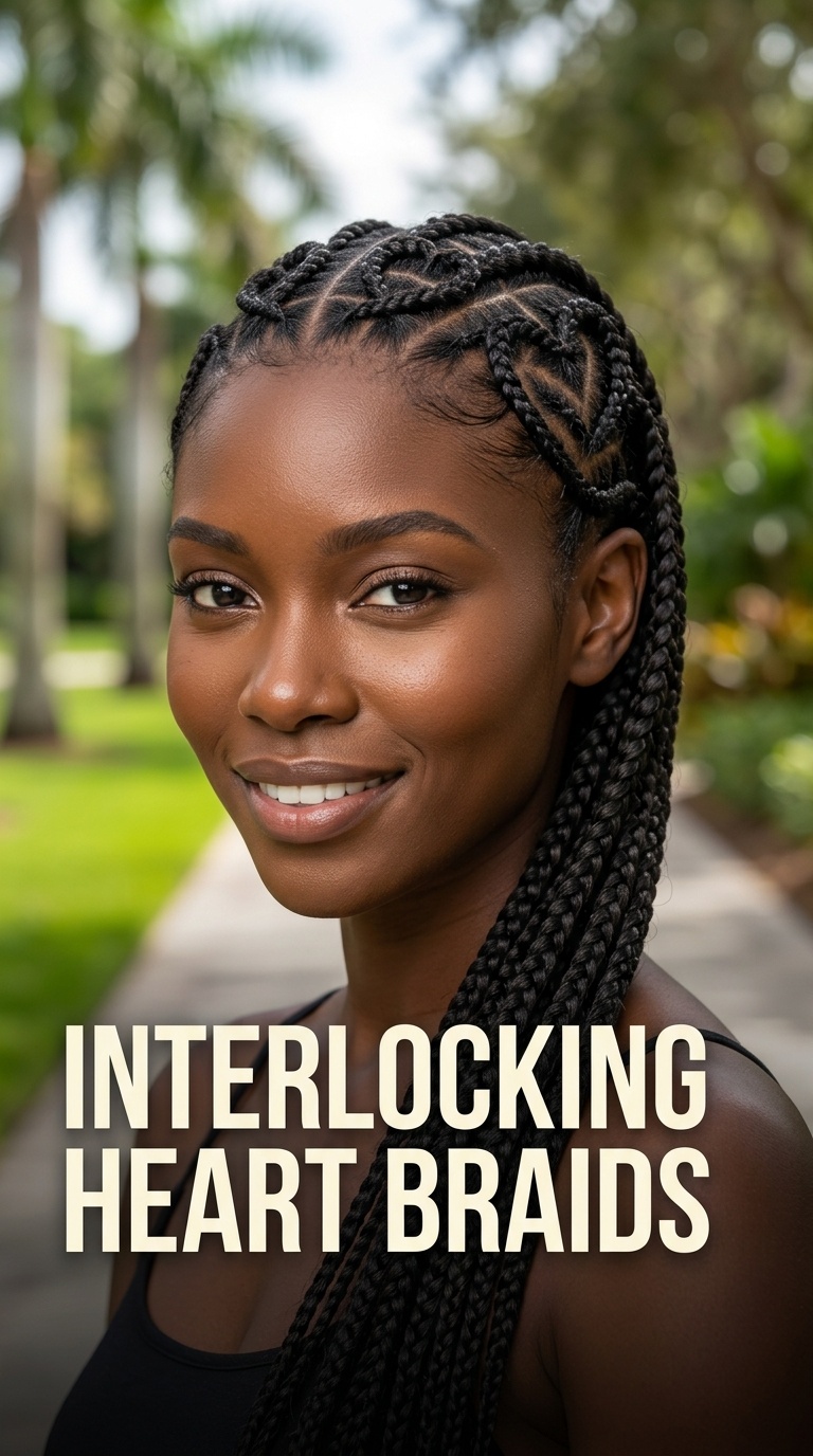Interlocking Heart Braids