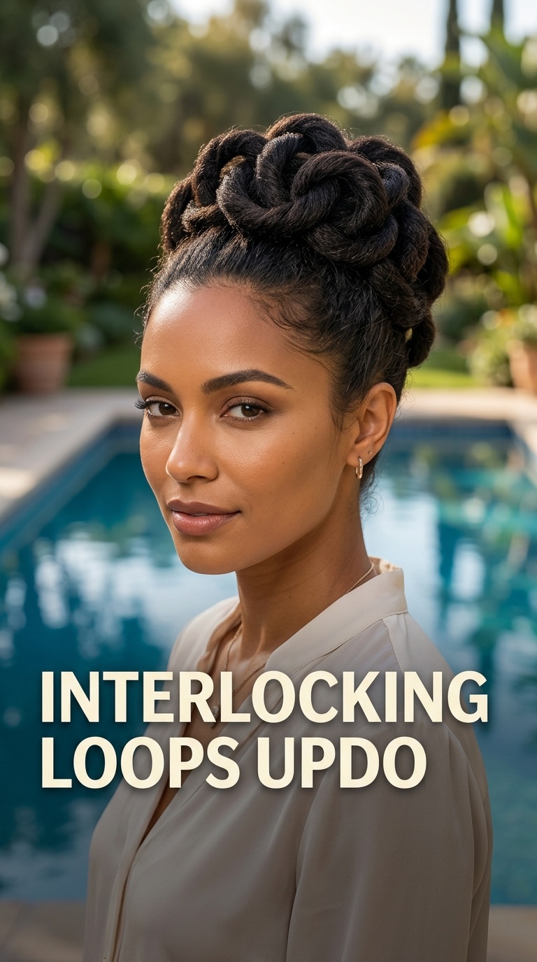 Interlocking Loops Updo