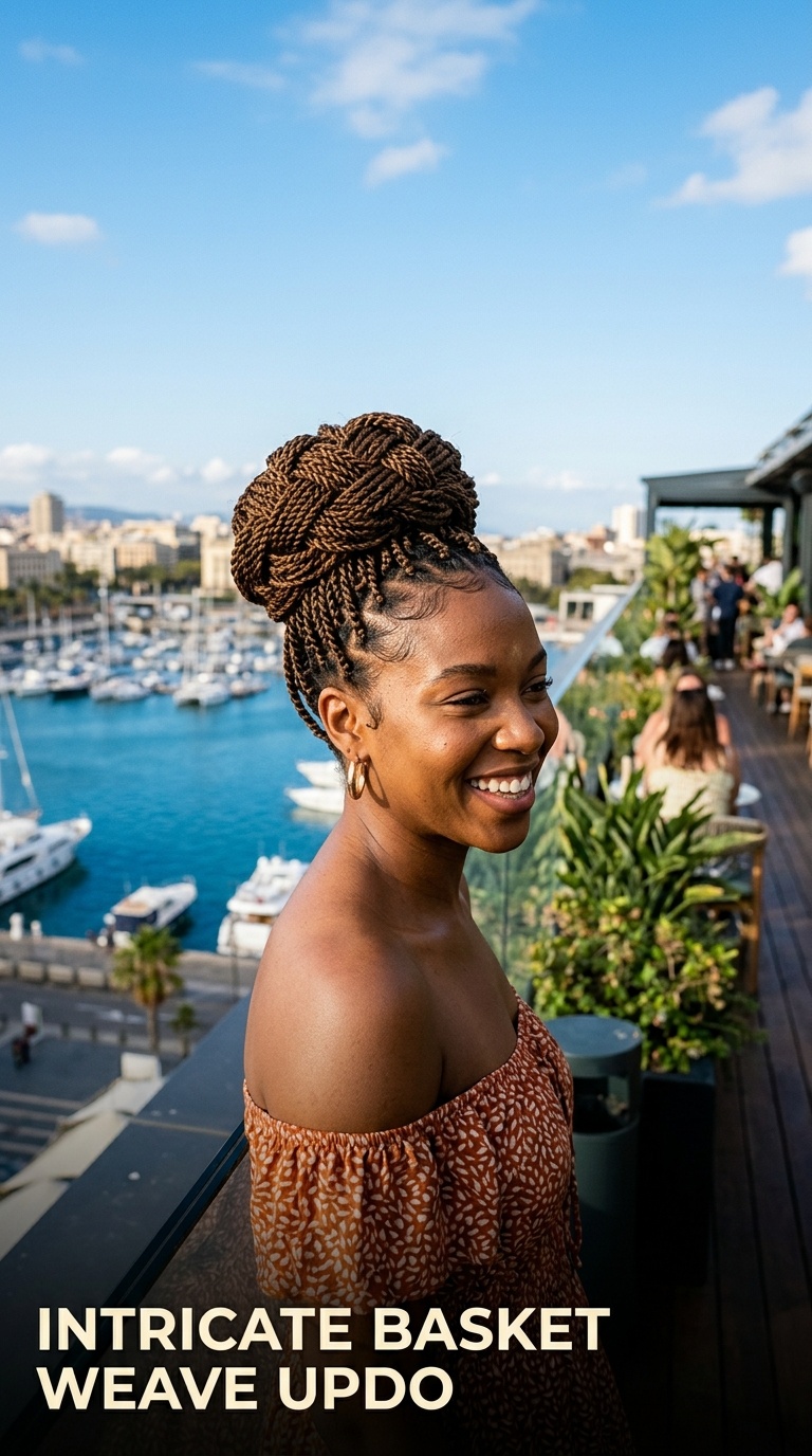 Intricate Basket Weave Updo