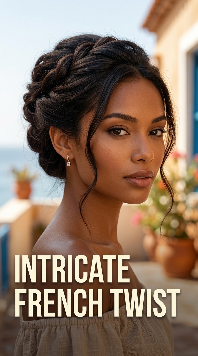 Intricate French Twist