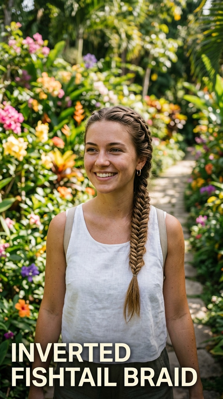 Inverted Fishtail Braid