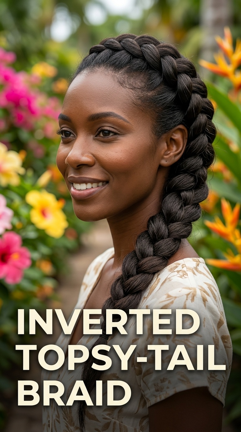 Inverted Topsy-Tail Braid