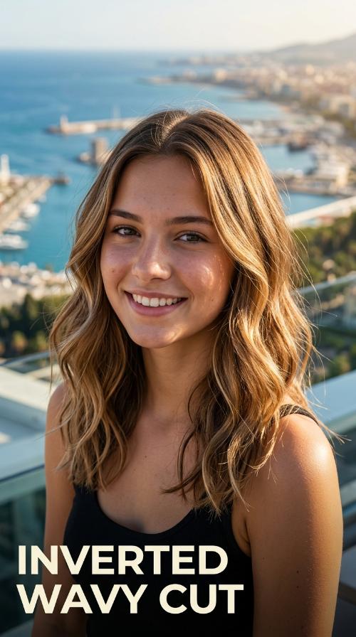 Inverted Wavy Cut
