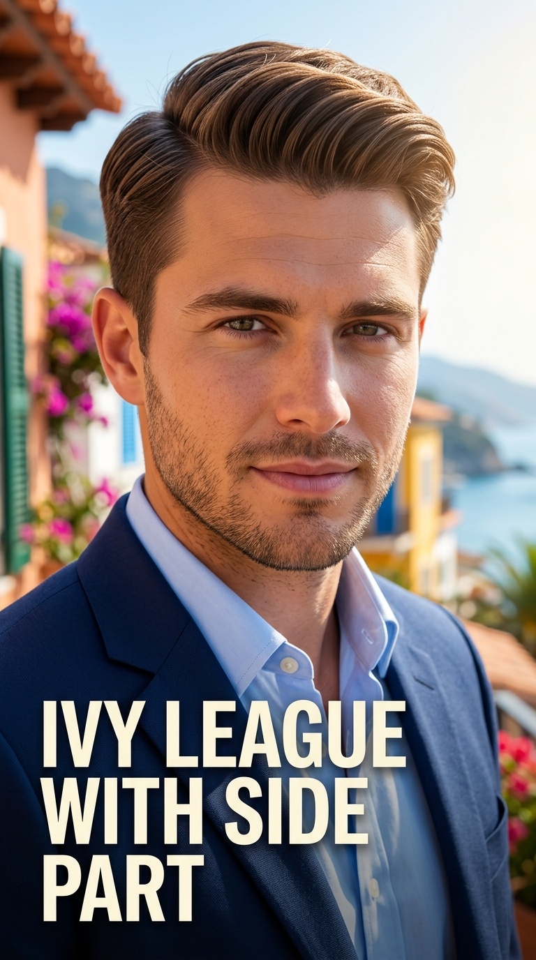 Ivy League with Side Part