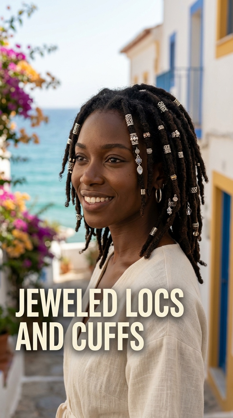 Jeweled Locs and Cuffs