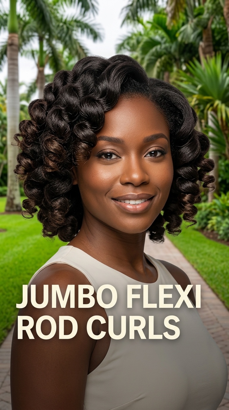 Jumbo Flexi Rod Curls