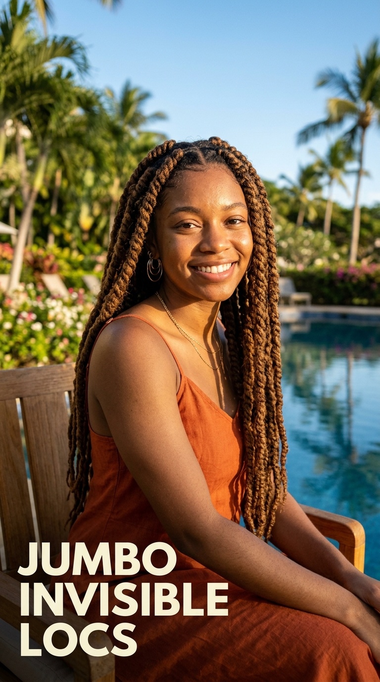 Jumbo Invisible Locs