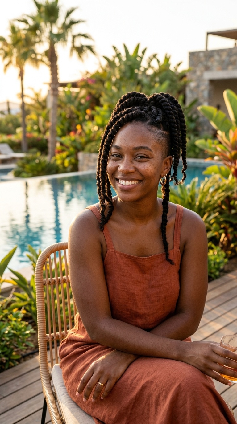 Jumbo Twists with Shaved Sides
