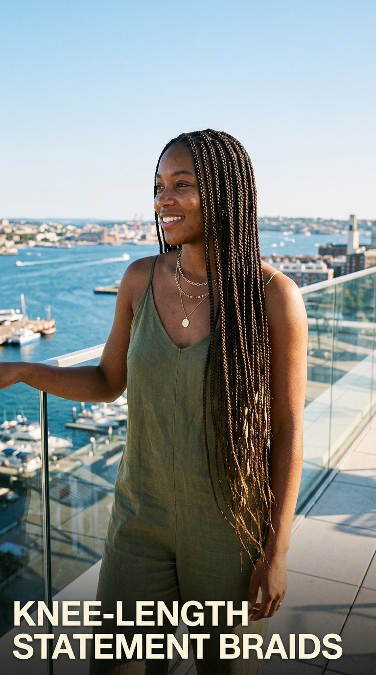 Knee-Length Statement Braids
