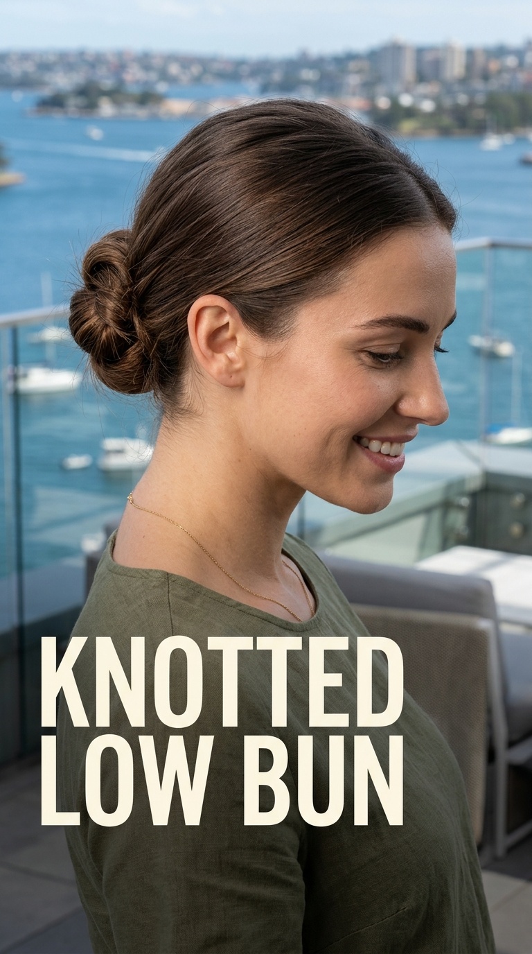Knotted Low Bun