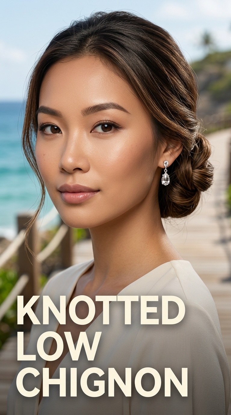 Knotted Low Chignon