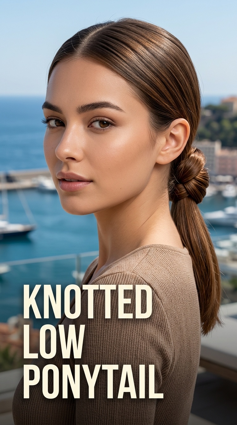 Knotted Low Ponytail