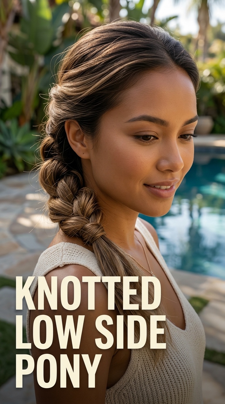 Knotted Low Side Pony