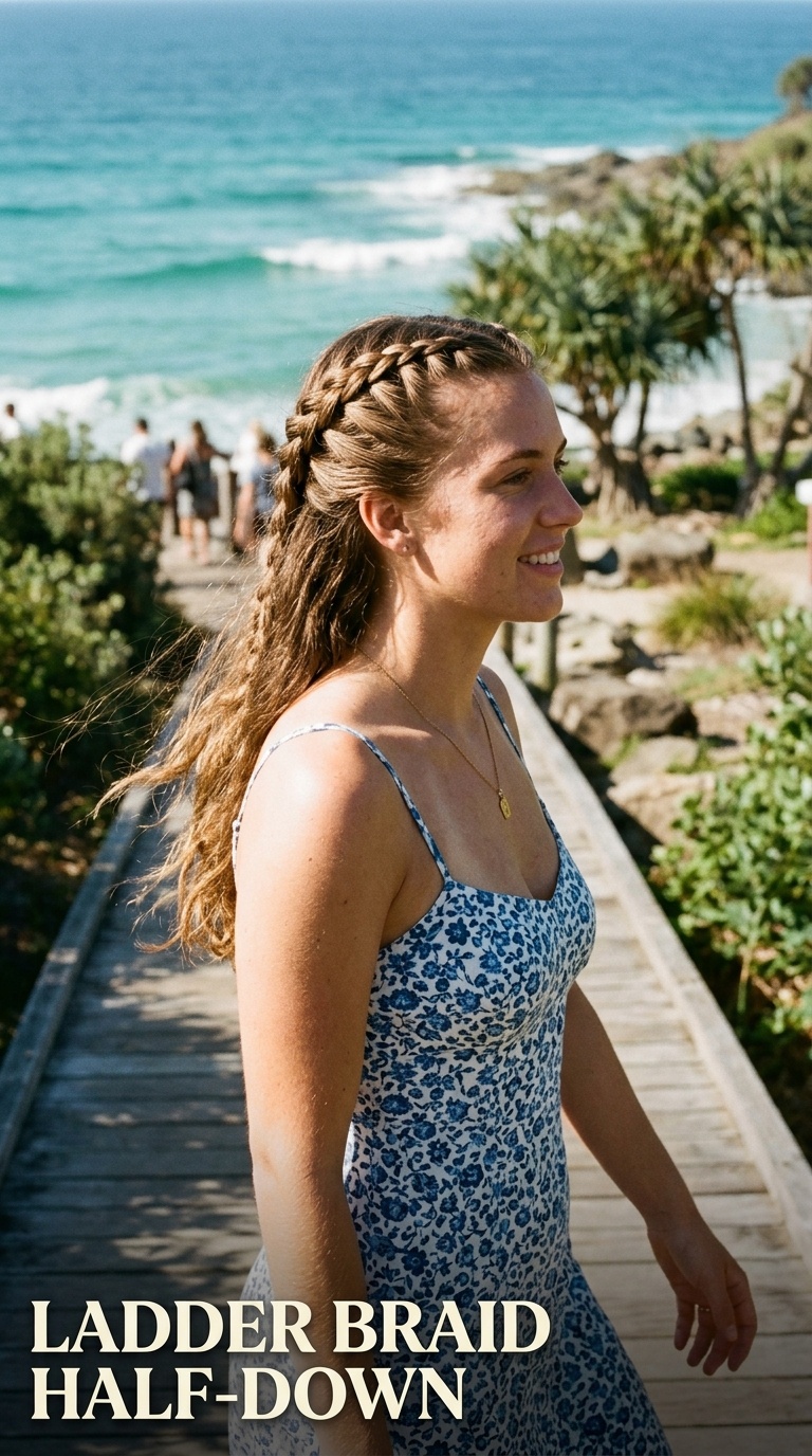 Ladder Braid Half-Down