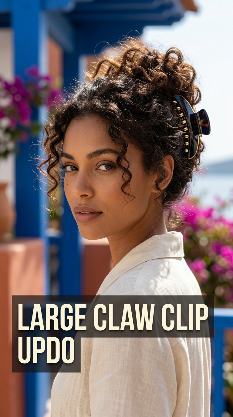 Large Claw Clip Updo